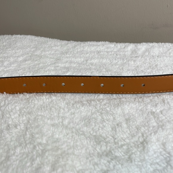 Celine Paris Triomphe Classic Soft Smooth Brown Leather Womens 110 Made In Italy - Picture 8 of 8